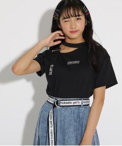 ★ニコラ掲載★アシメネック Ｔシャツ