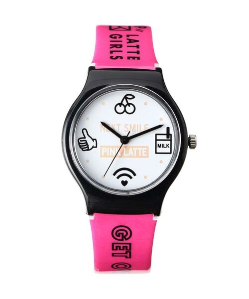 PINK-latte / ピンク ラテ 腕時計 | ロゴベルトウオッチ（アイコン） | 詳細1
