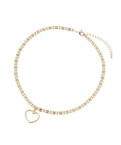 PINK-latte / ピンク ラテ ネックレス・ペンダント・チョーカー | フロントハートネックレス