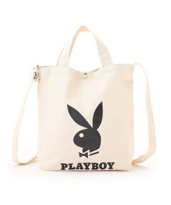 PLAYBOY キャンバス2wayトートバッグ