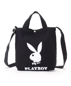 PLAYBOY キャンバス2wayトートバッグ