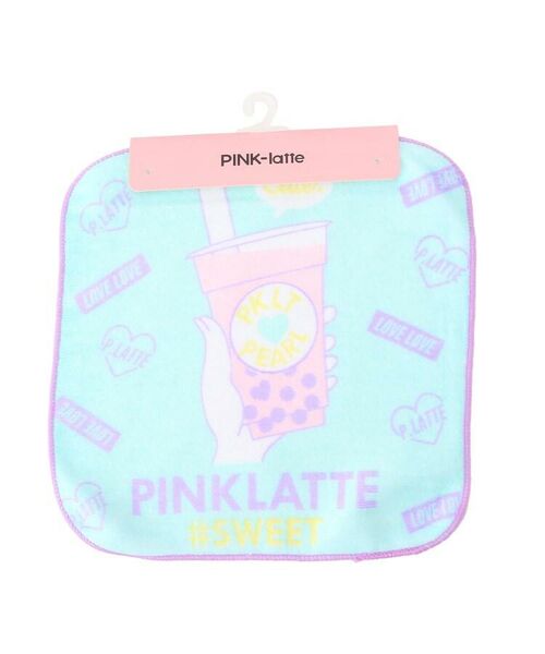 PINK-latte / ピンク ラテ ハンカチ | ロゴプリント入りミニタオル | 詳細1
