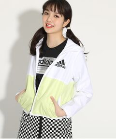 【adidas/アディダス】 配色フードブルゾン