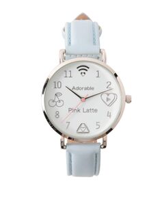 PINK-latte / ピンク ラテ 腕時計 | ハート合皮ウォッチ