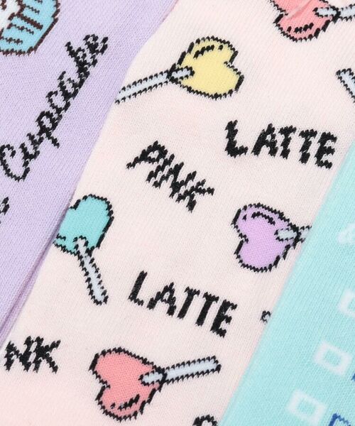 PINK-latte / ピンク ラテ ソックス | スイーツソックス3足SET | 詳細2