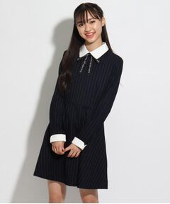 PINK-latte / ピンク ラテ ミニ丈・ひざ丈ワンピース | 【卒服】襟付きワンピース