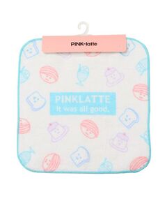 PINK-latte / ピンク ラテ ハンカチ | プリントハンドタオル
