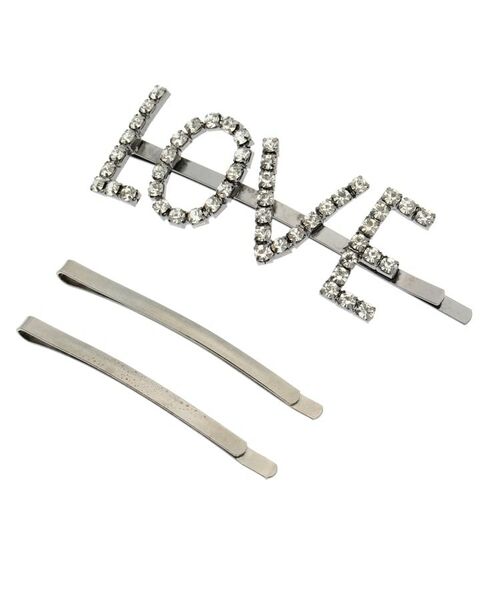 PINK-latte / ピンク ラテ カチューシャ・カチューム・その他 | ロゴキラキラヘアピンSET | 詳細1