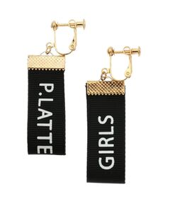 PINK-latte / ピンク ラテ ネックレス・ペンダント・チョーカー | ロゴテープイヤリング