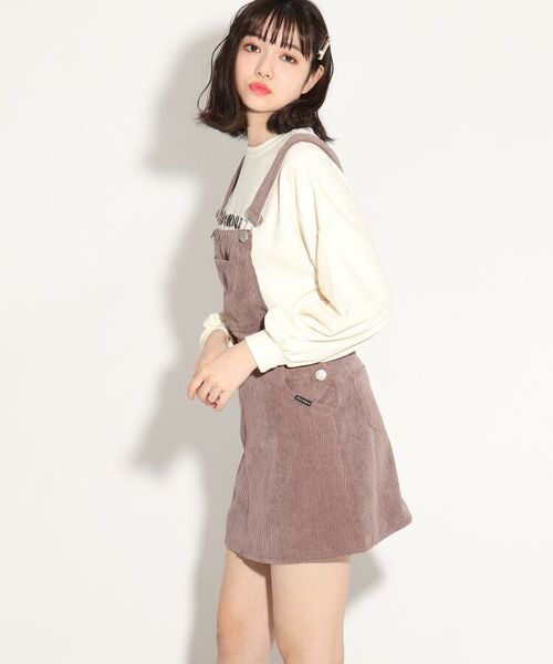 セール コーデュロイジャンスカ ミニ ひざ丈スカート Pink Latte ピンク ラテ ファッション通販 タカシマヤファッションスクエア