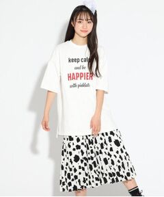 ★ニコラ掲載★Tシャツ+アコーディオンプリーツスカートセット