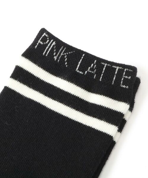 PINK-latte / ピンク ラテ ソックス | ライン入りニーハイソックス | 詳細2