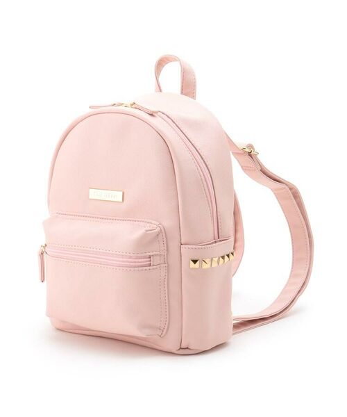 スタッズ合皮ミニリュック リュック バックパック Pink Latte ピンク ラテ ファッション通販 タカシマヤファッションスクエア