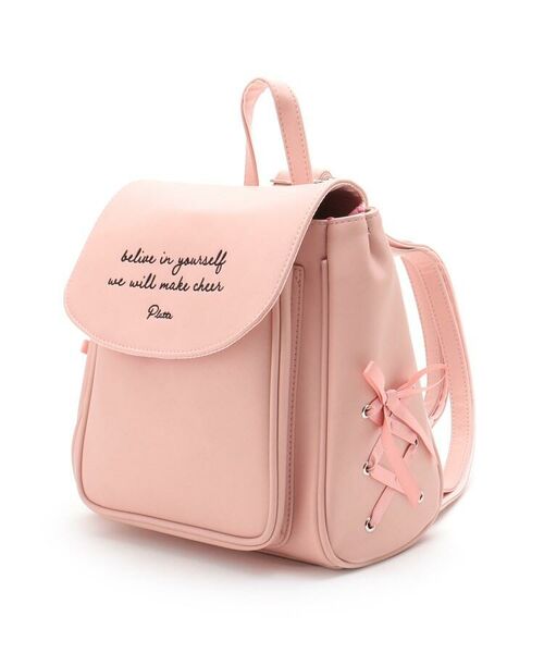 セール サイドレースアップミニリュック リュック バックパック Pink Latte ピンク ラテ ファッション通販 タカシマヤファッションスクエア
