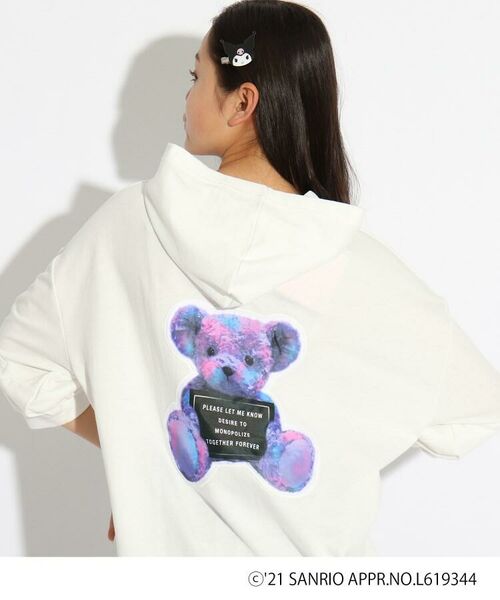 クロミヘアクリップ付き フードトップス パーカー Pink Latte ピンク ラテ ファッション通販 タカシマヤファッションスクエア