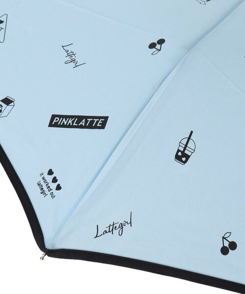 PINK-latte / ピンク ラテ 傘 | アイコンプリント 折り畳み傘 | 詳細4