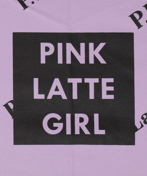 PINK-latte / ピンク ラテ 傘 | ロゴプリント 折り畳み傘 | 詳細4