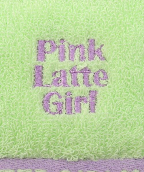 PINK-latte / ピンク ラテ ハンカチ | ロゴ刺しゅうミニタオル | 詳細2