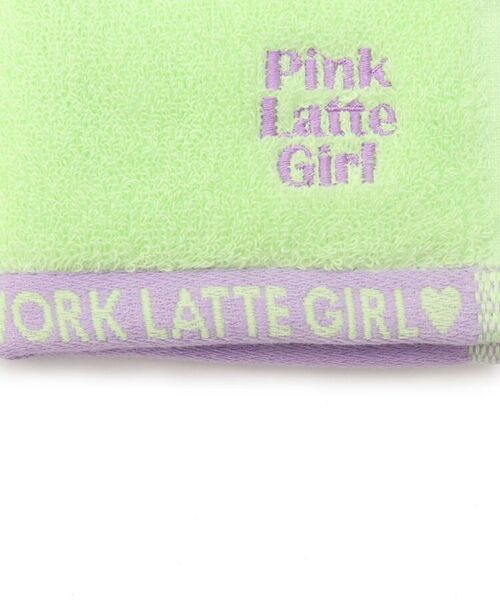 PINK-latte / ピンク ラテ ハンカチ | ロゴ刺しゅうミニタオル | 詳細3