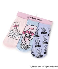 【ESTHER BUNNY】ショート丈ソックス3足SET