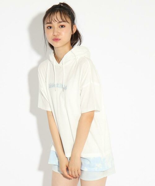 コットン100 裾タイダイレイヤードパーカー パーカー Pink Latte ピンク ラテ ファッション通販 タカシマヤファッションスクエア