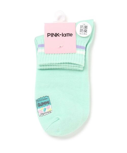 抗菌防臭 おかし刺しゅうクルー丈ソックス ソックス Pink Latte ピンク ラテ ファッション通販 タカシマヤファッションスクエア