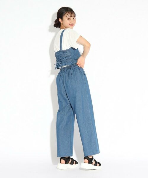 3wayオールインワン風ビスチェ Tシャツ ロングパンツセット セットアップ Pink Latte ピンク ラテ ファッション通販 タカシマヤファッションスクエア