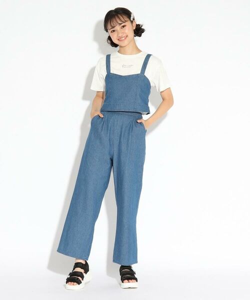 3wayオールインワン風ビスチェ Tシャツ ロングパンツセット セットアップ Pink Latte ピンク ラテ ファッション通販 タカシマヤファッションスクエア