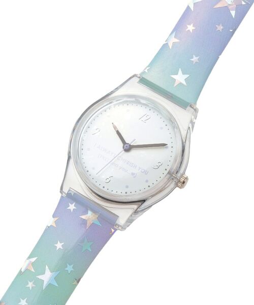 PINK-latte / ピンク ラテ 腕時計 | 星ホログラムベルトウォッチ | 詳細3