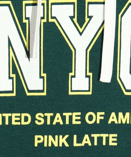 PINK-latte / ピンク ラテ スウェット | 襟付きロゴトップス | 詳細11