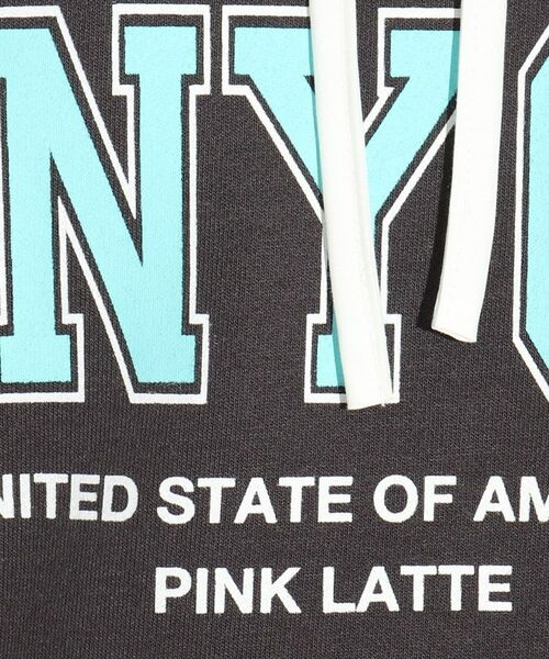 PINK-latte / ピンク ラテ スウェット | 襟付きロゴトップス | 詳細9