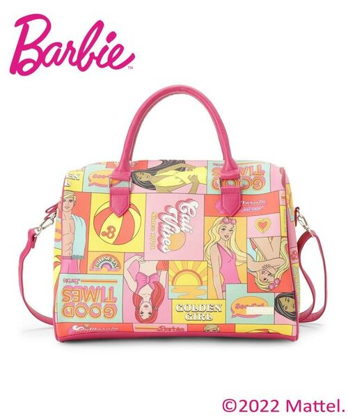 PINK-latte / ピンク ラテ ボストンバッグ | 【Barbie/バービー】ボストンバッグ（ラズベリーピンク(173)）
