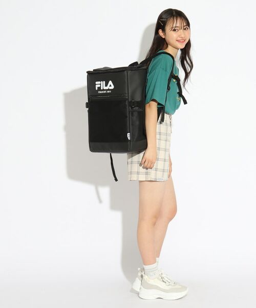 PINK-latte / ピンク ラテ リュック・バックパック | 【FILA/容量約27L】ビッグスクエアリュック | 詳細13