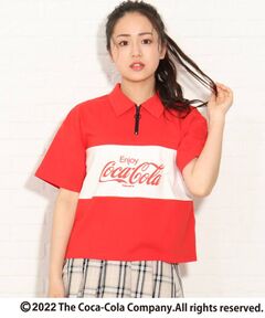 【コカ・コーラ/ファンタ/スプライト】コラボ ハーフZIP Tシャツ