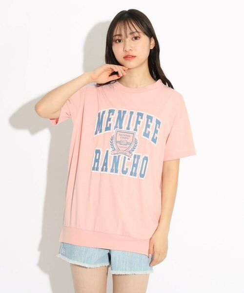 PINK-latte / ピンク ラテ Tシャツ | 【ENVYM/アンビーコラボ】取り外し可能衿付半袖トップス | 詳細16