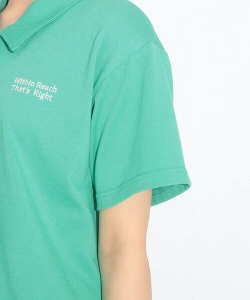 PINK-latte / ピンク ラテ Tシャツ | バックハートプリント衿付きTシャツ | 詳細12