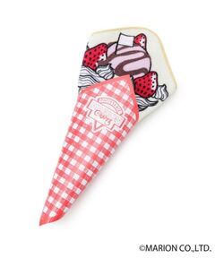 PINK-latte / ピンク ラテ ハンカチ | 【マリオンクレープ/ニコラ掲載商品】マリオンクレープコラボミニタオル