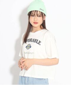 アイロンワッペン付きTシャツ