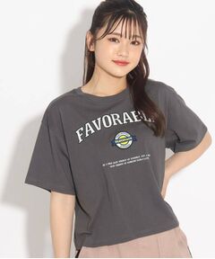 PINK-latte / ピンク ラテ Tシャツ | アイロンワッペン付きTシャツ