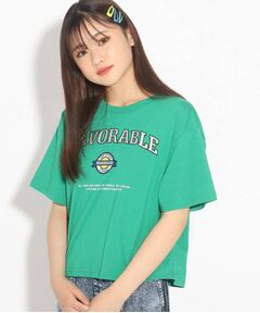 アイロンワッペン付きTシャツ