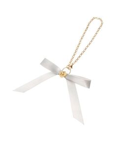 PINK-latte / ピンク ラテ キーホルダー・ストラップ | イニシャルリボンチェーンキーホルダー