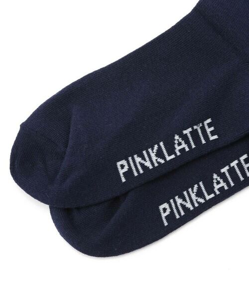 PINK-latte / ピンク ラテ ソックス | バックロゴハイソックス | 詳細2