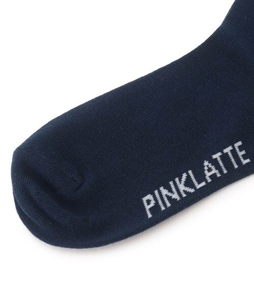 PINK-latte / ピンク ラテ ソックス | 配色2本ラインハイソックス | 詳細2