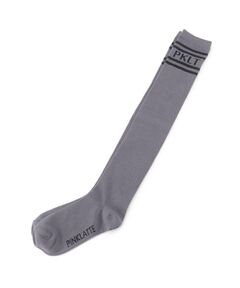 PINK-latte / ピンク ラテ ソックス | ラインロゴニーハイソックス