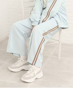 PINK-latte / ピンク ラテ パンツ | 【セットアップで着用可】トラックパンツ