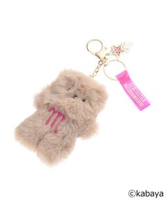 PINK-latte / ピンク ラテ キーホルダー・ストラップ | 【SEBONSTAR/セボンスター】コラボ クマぬいぐるみ星座キーホルダー