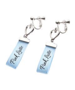 PINK-latte / ピンク ラテ ピアス・イヤリング | プリントテープイヤリング