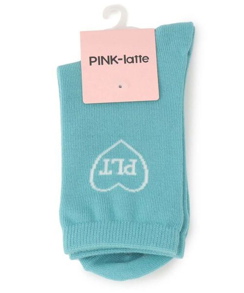 PINK-latte / ピンク ラテ ソックス | ハートロゴショート丈ソックス | 詳細1
