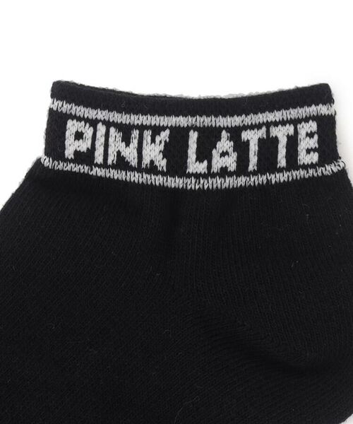 PINK-latte / ピンク ラテ ソックス | 履き口ロゴくるぶし丈ソックス | 詳細3