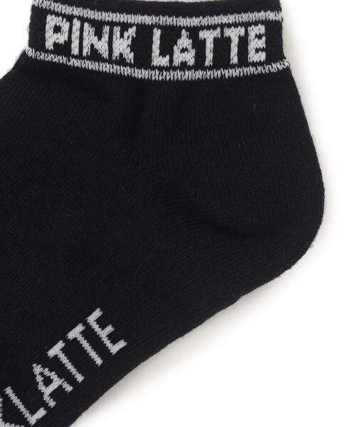 PINK-latte / ピンク ラテ ソックス | 履き口ロゴくるぶし丈ソックス | 詳細4